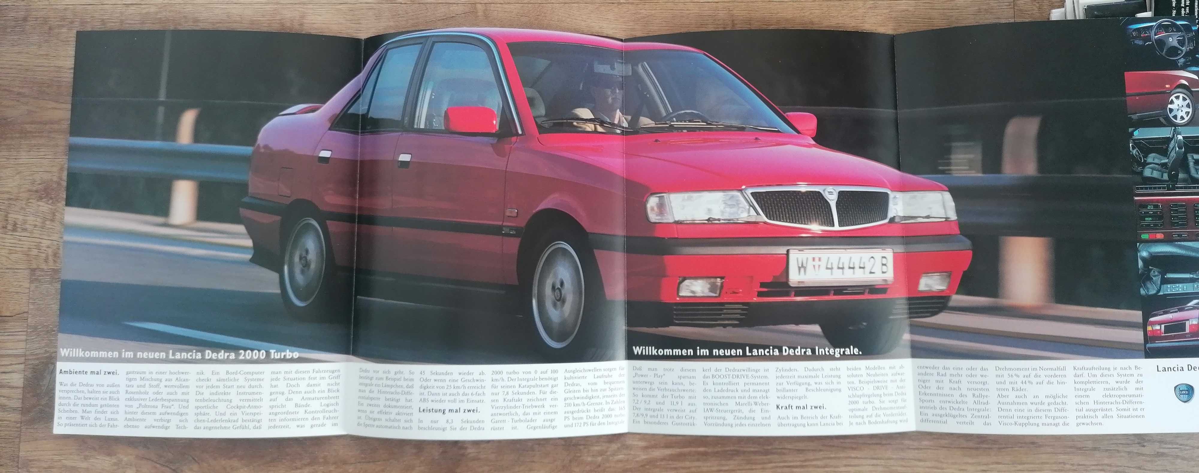 Prospekt Lancia Dedra Turbo   Integrale