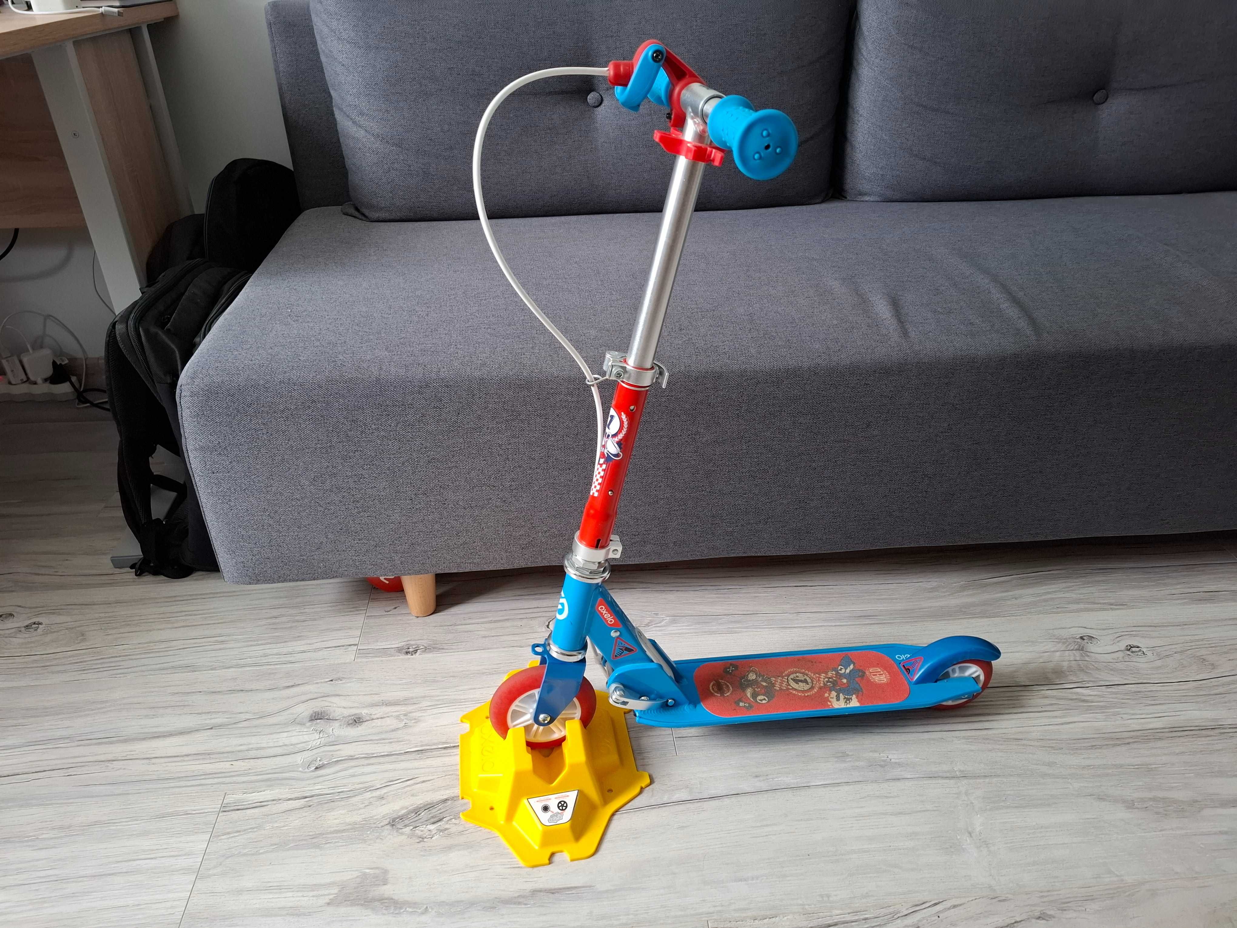 Hulajnoga dla dzieci Oxelo Play 5 niebieska z hamulcem