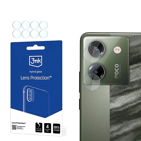 Szkło hybrydowe do obiektywu aparatu 3mk Lens Protection na Xiaomi Poc