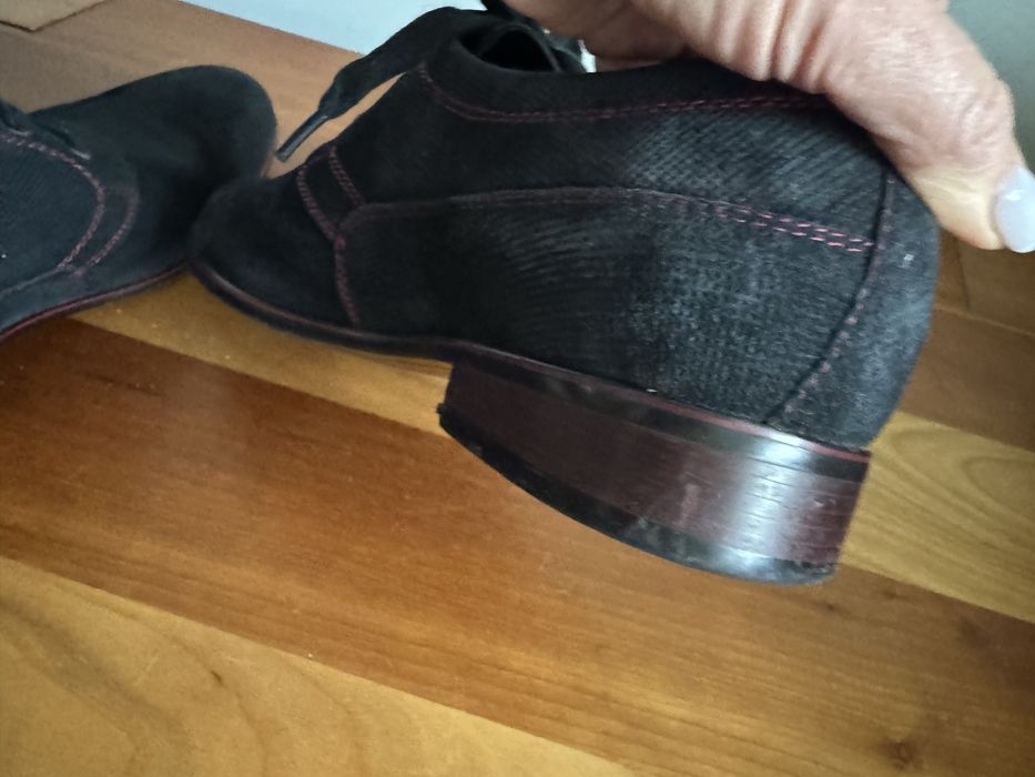 Czarne półbuty męskie KAZAR_43