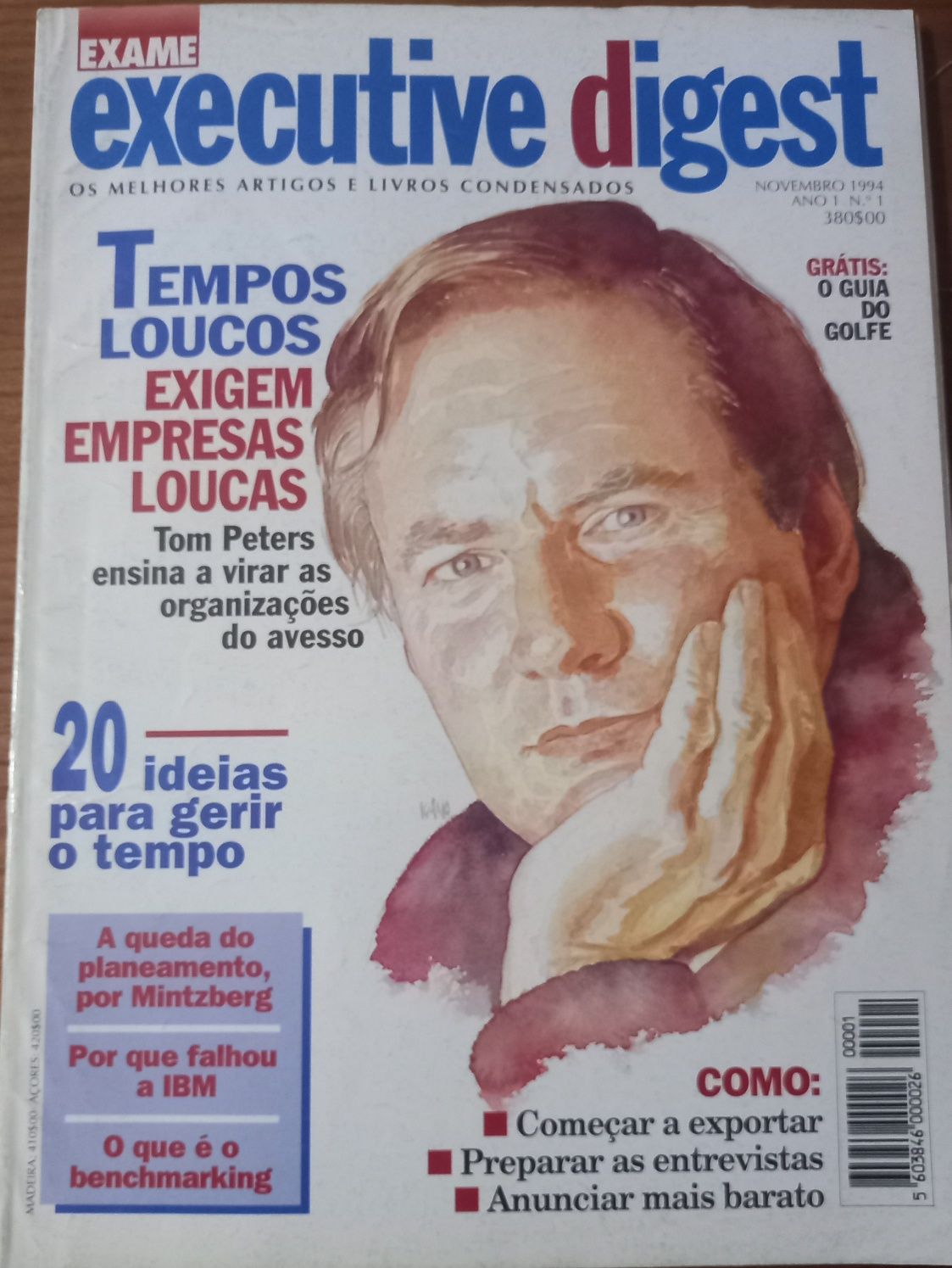 Tom Peters na n° 1 da Executive Digest 1994