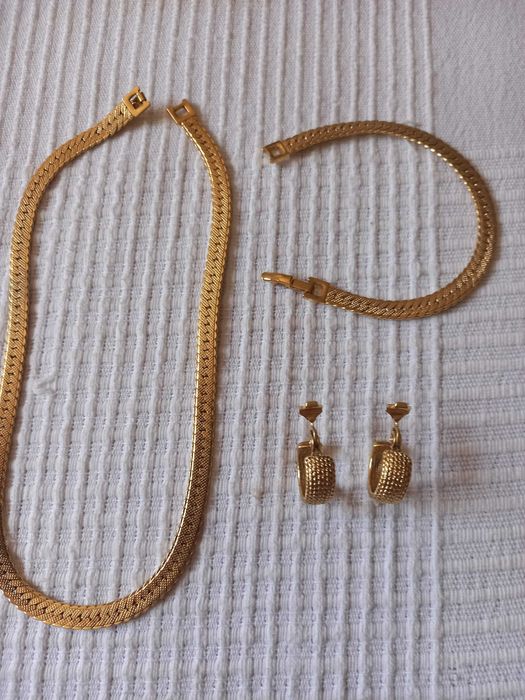 Conjunto Jóias Monet - Colar, pulseira, brincos (Portes incluídos)
