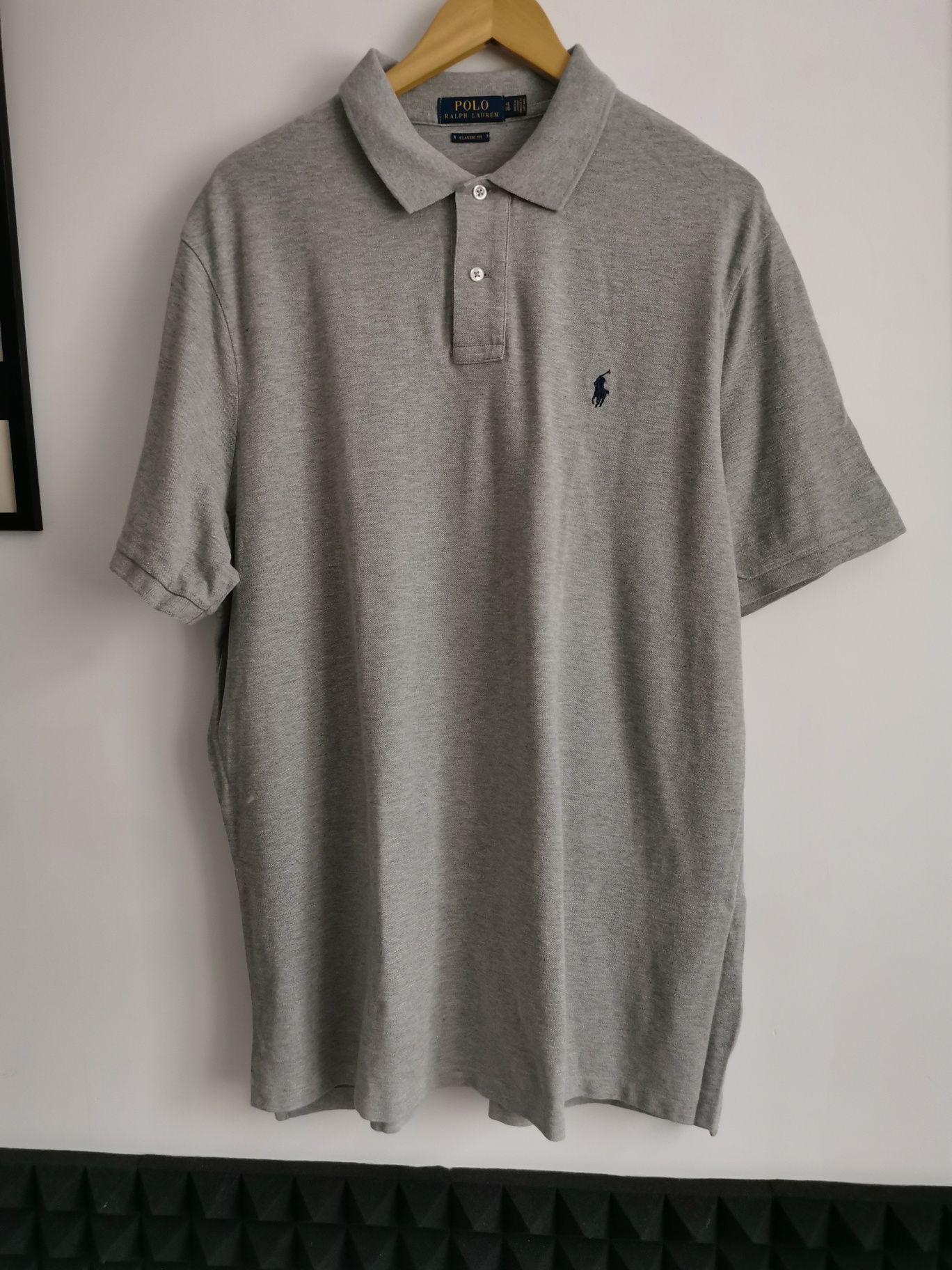 Ralph Lauren polo t-shirt koszulka krótki rękaw sportowa  męska XL
