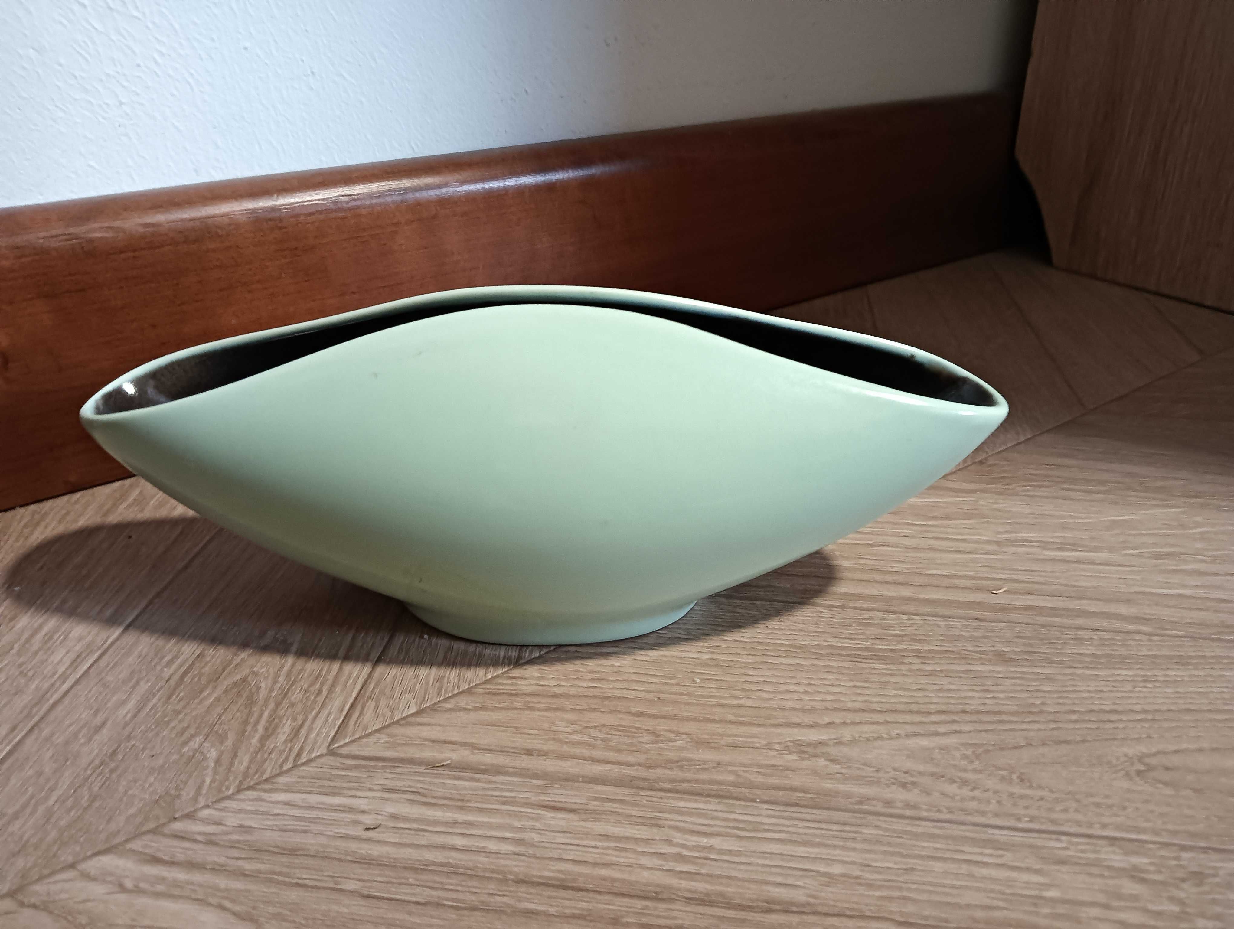 Naczynie ceramiczne miętowe wazon