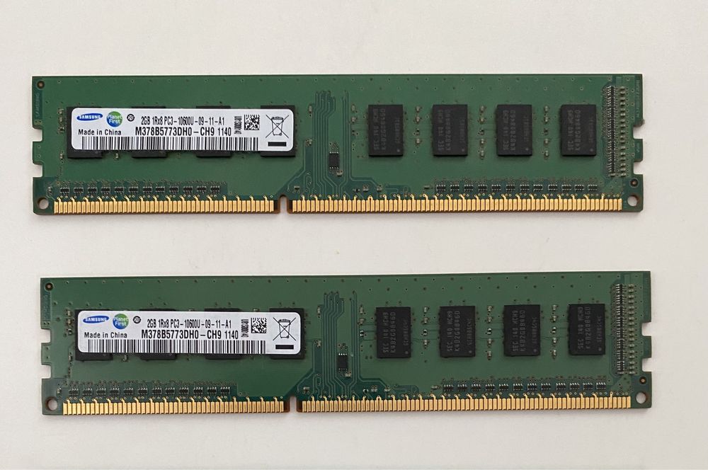 Pamięć RAM DDR3 2 GB / 2 sztuki