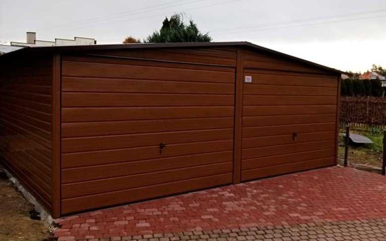 Garaż blaszany blaszak dach dwuspadowy 5x5 PRODUCENT różne wymiary 32