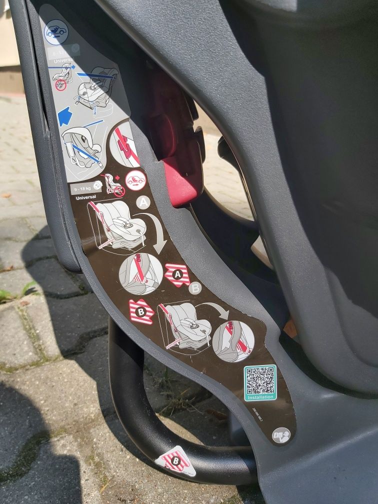 Fotelik romer britax first class plus 9-18 kg + wkladka dla niemowlaka
