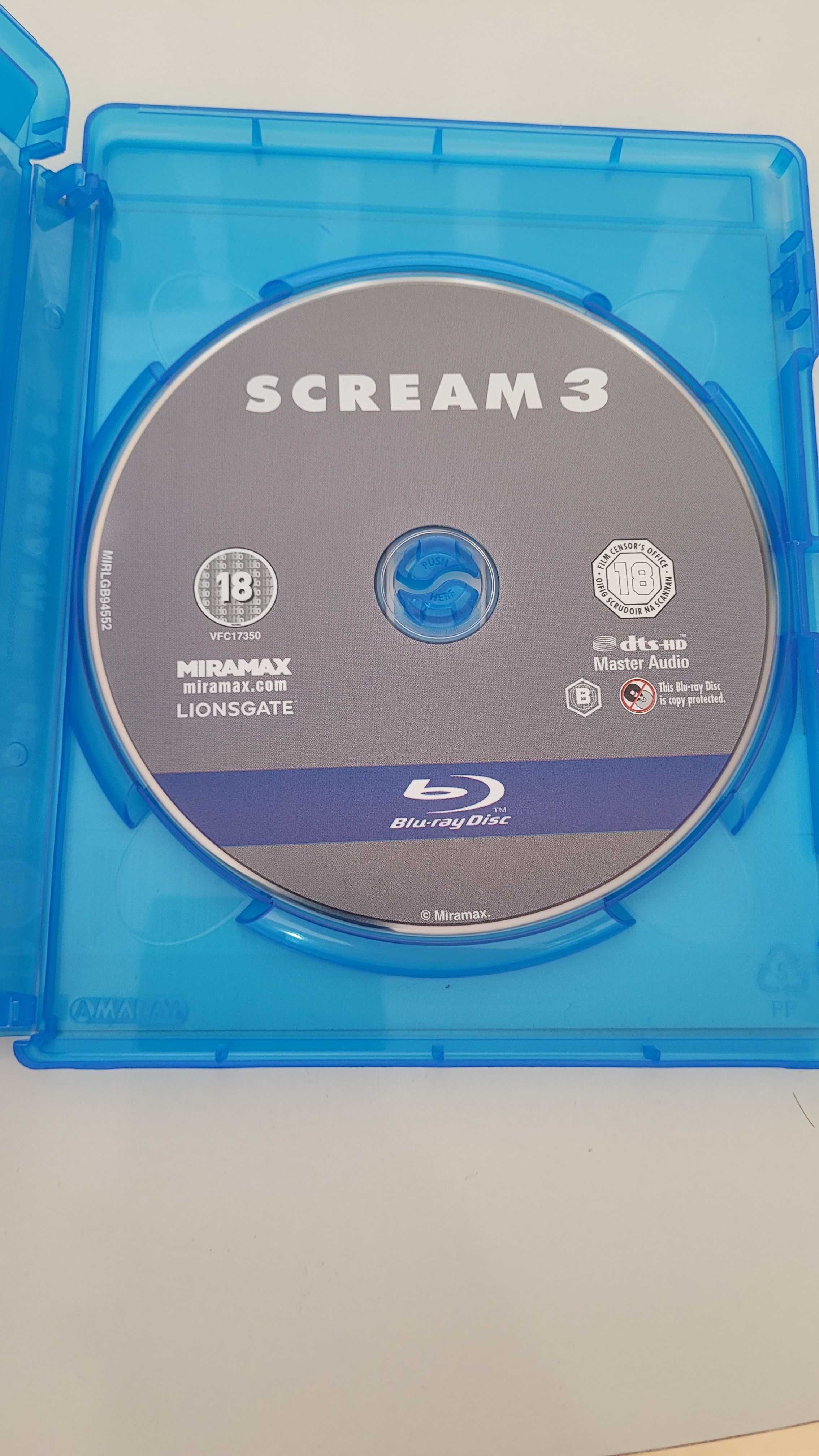 Krzyk 3 Scream 3 blu-ray stan idealny