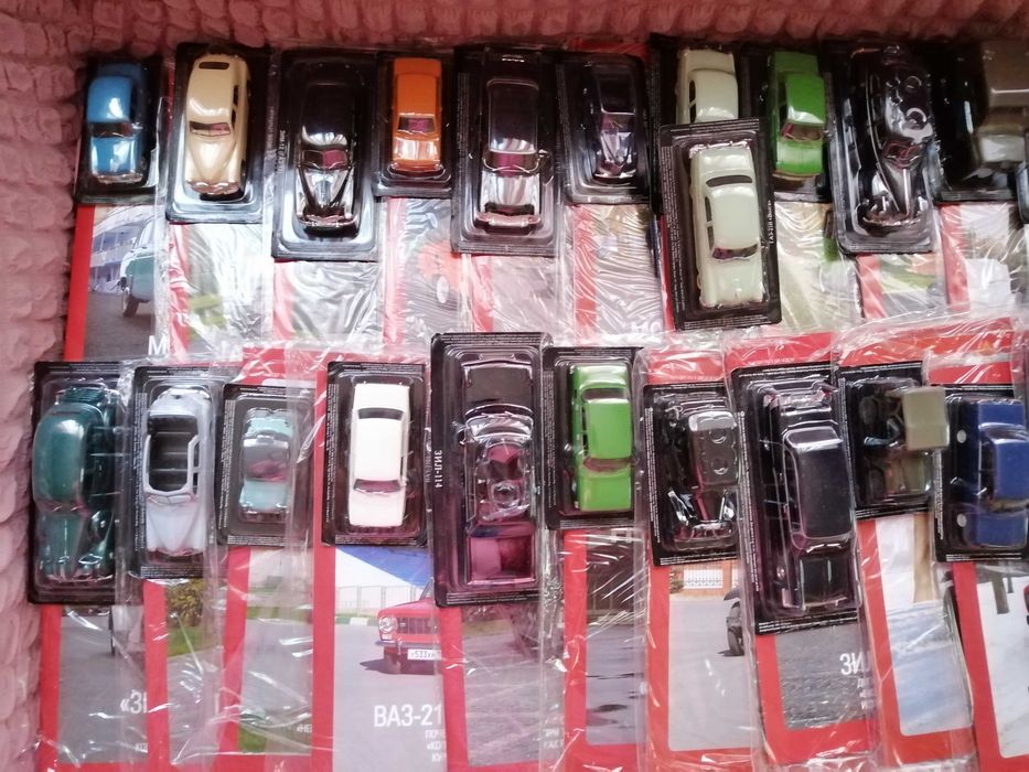 Детские машинки, масштабные модели 1:43, Автолегенды СССР с журналами