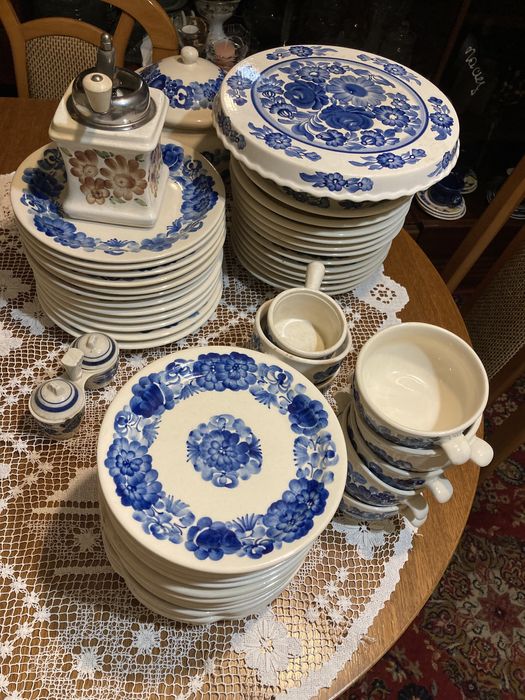 Ceramika wloclawek zestaw kuchenny porcelana