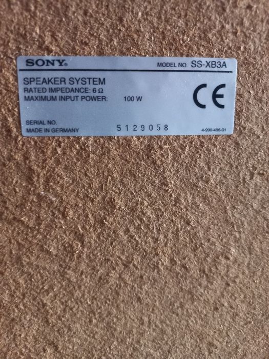 Colunas de som da Sony