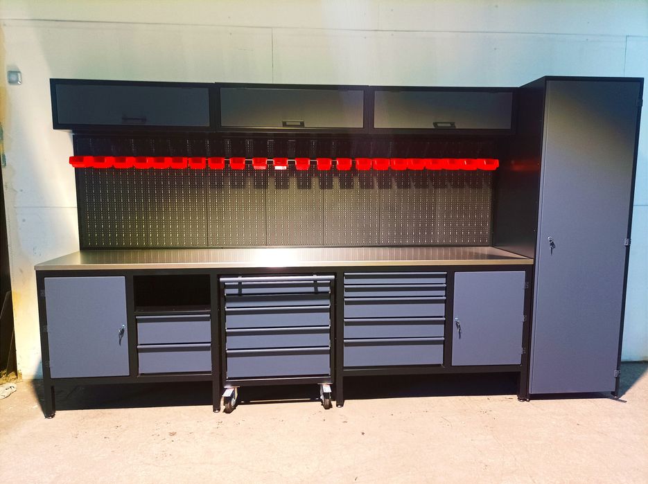 Stół warsztatowy metalowy spawany. Zestaw w promocji 16.800 na 12.400