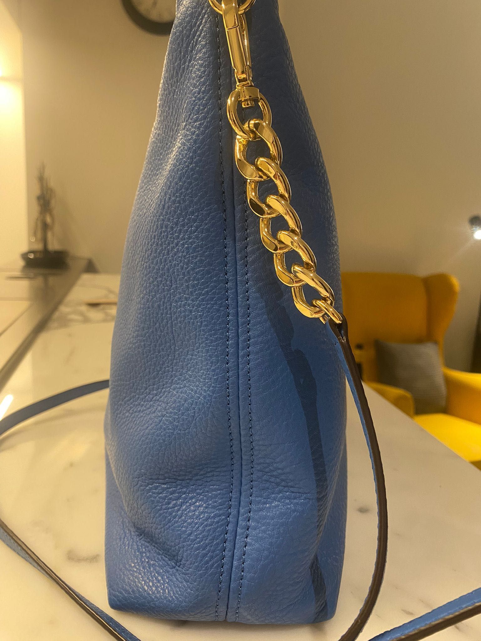 Torebka Michael Kors Bedford niebieska crossbody