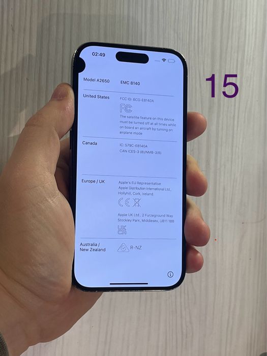 Дисплей iPhone 14 Pro екран розборка оригинальный оригінал донор