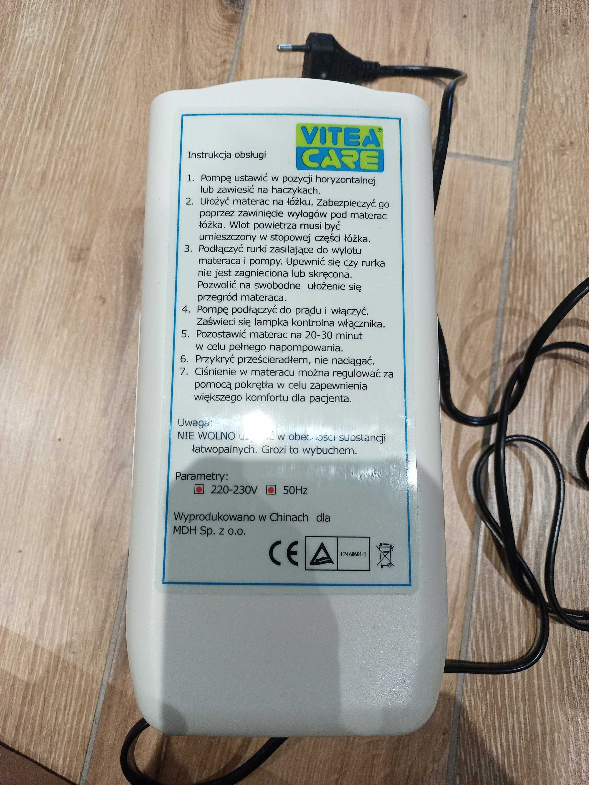 Pompa zmiennociśnieniowa do materaca VITEA CARE