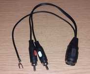 Adapter gramofonowy DIN / CINCH (RCA) z uziemieniem