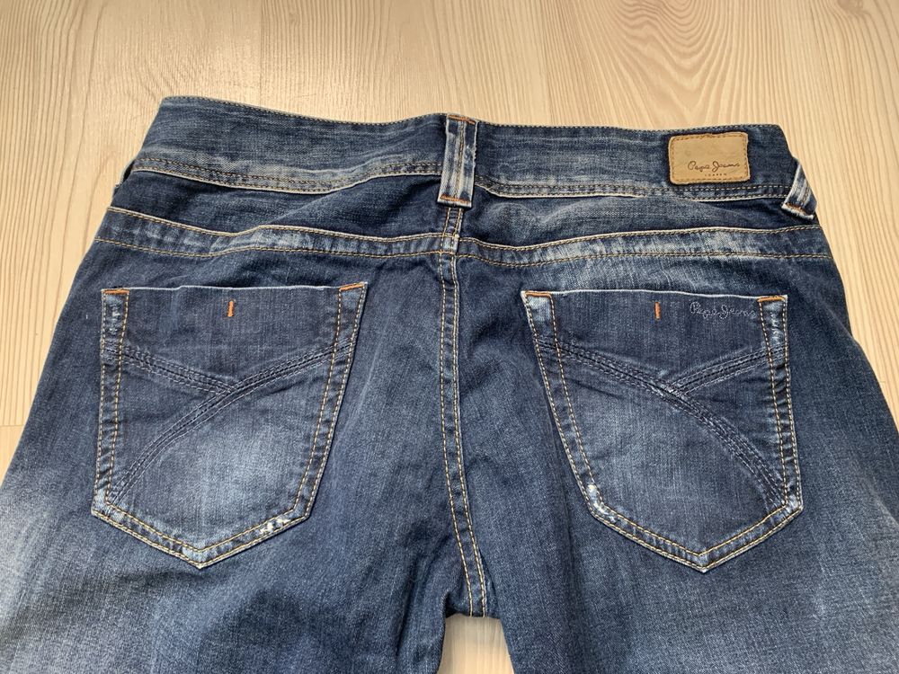 Pepe Jeans 31x34. Proste luźne. Miękki jeans. Biodrówki