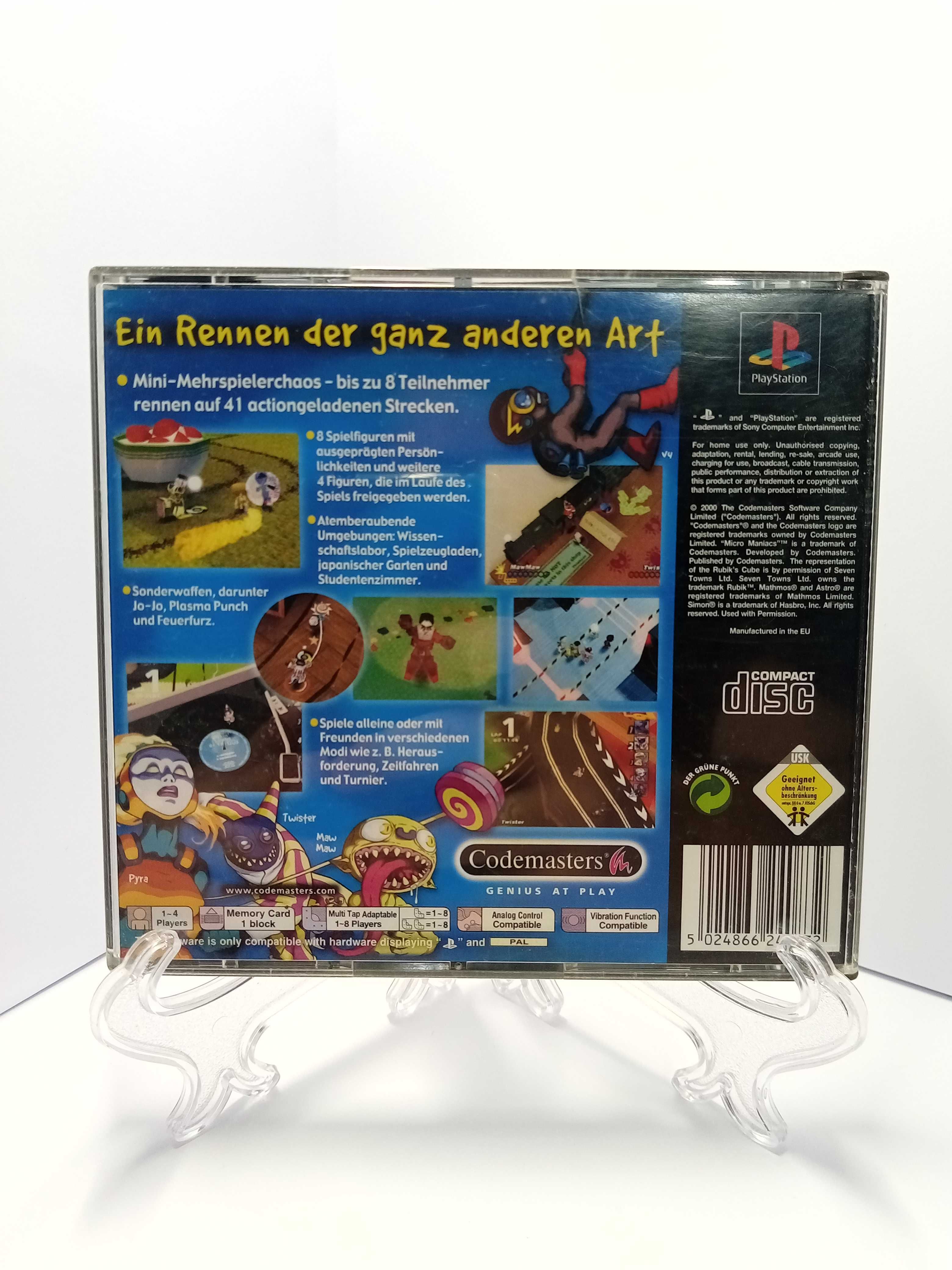 Jogo PlayStation 1 Micro Maniacs