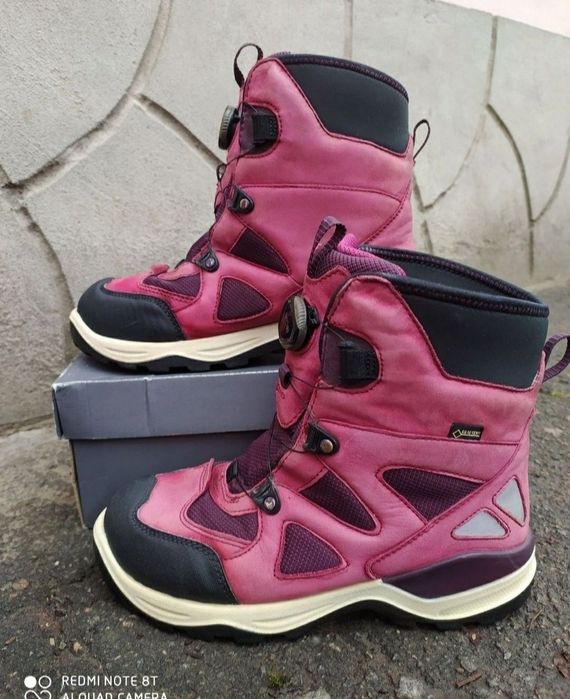 Ecco 38 ботинки на дівчинку зимові чоботи сапоги черевики взуття ессо