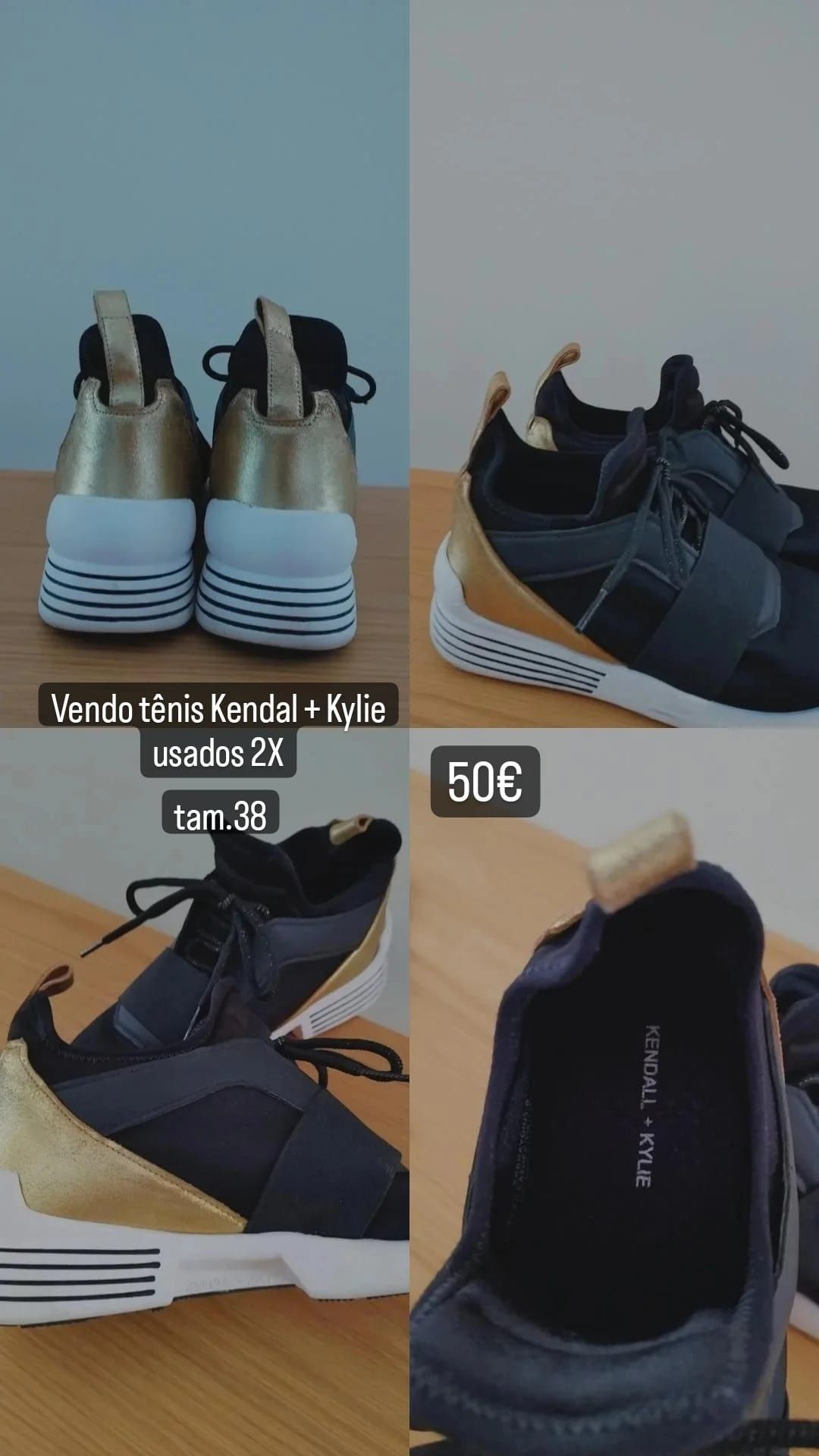 Vendo ténis sneakers Kendall & Kylie Kardashians