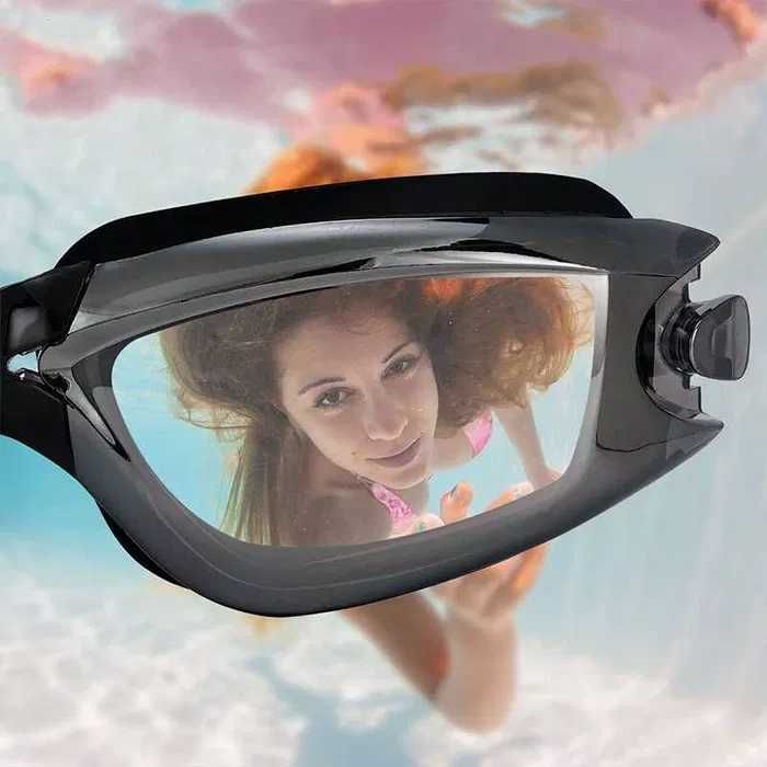 Очки для плавания со встроенными берушами и защитой от ультрафиолета