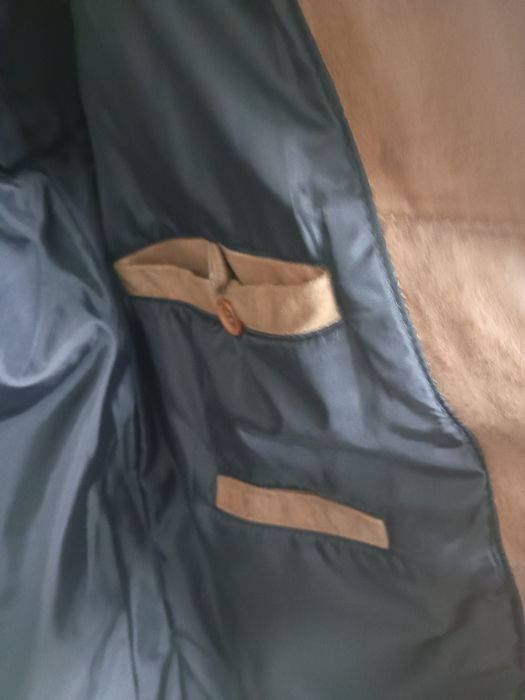 Kurtka skórzana brązowa