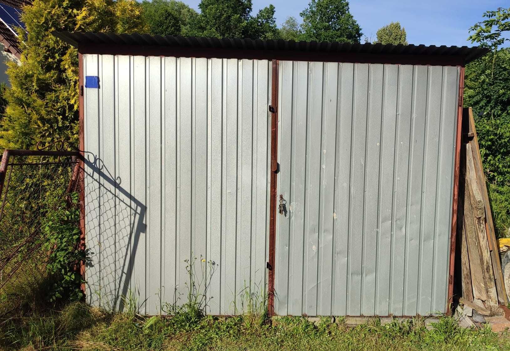 Garaż blaszany/budowlany  3x5 m – dobry stan!