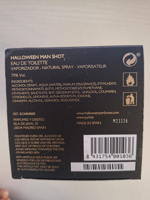 Perfum Halloween Man Shot 125 ml