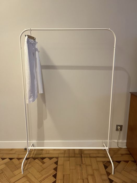 Suporte para cabides IKEA MULIG branco, novo