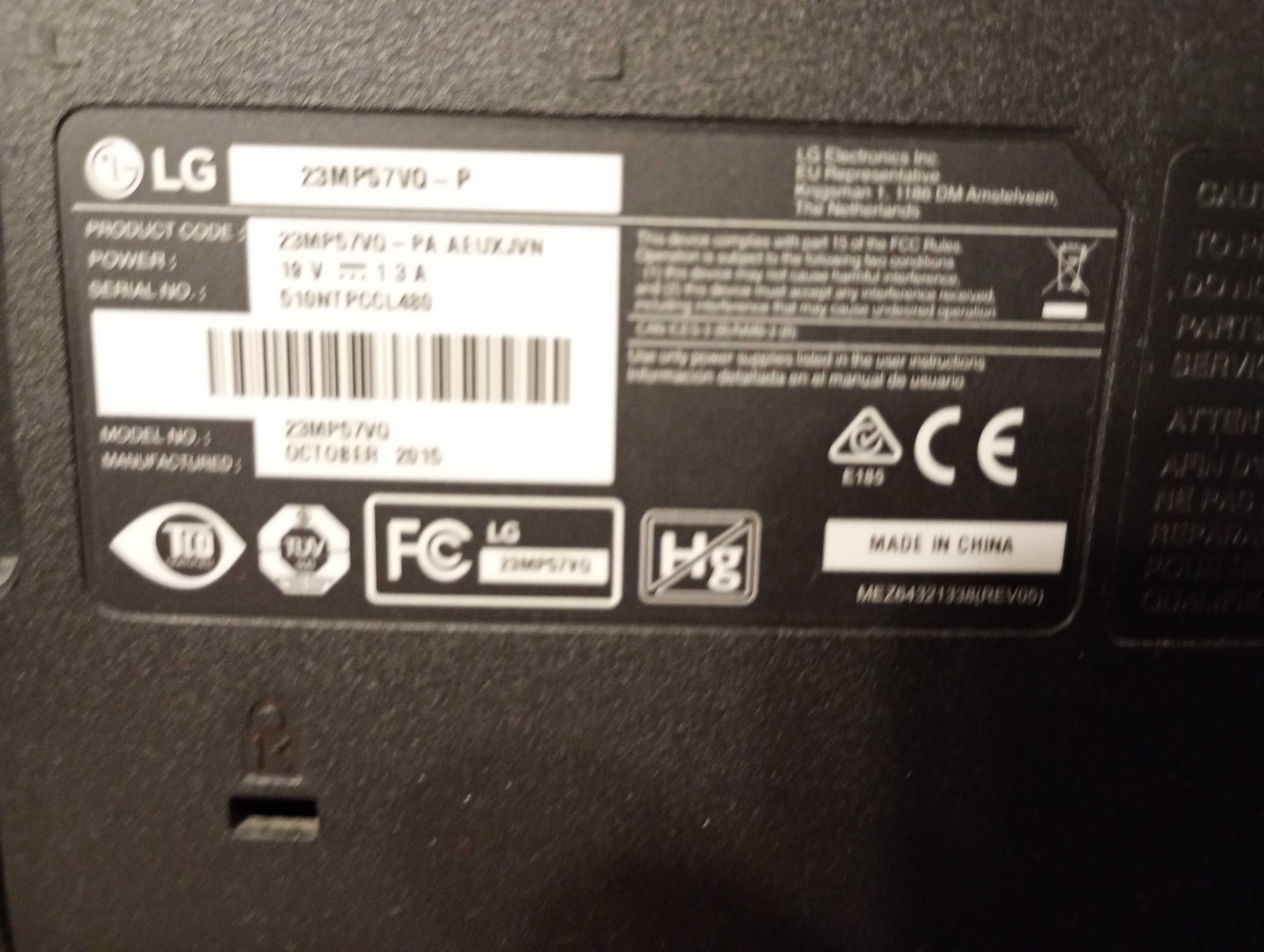 Monitor LG led 24 cale stan bdb