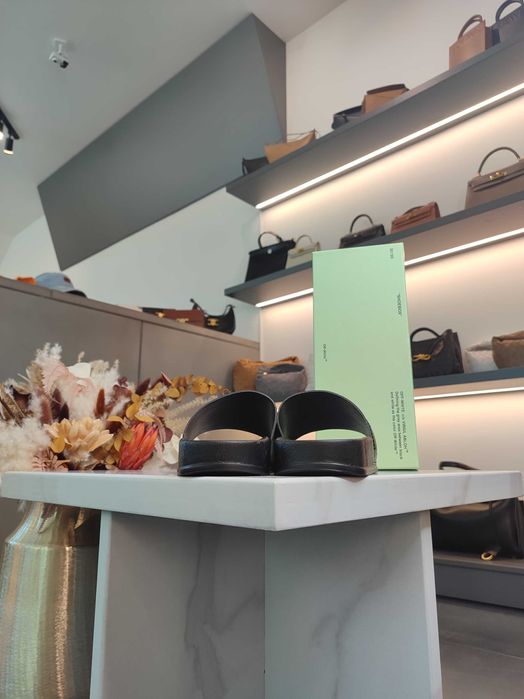 Сланці Off-White Industrial Sliders Green