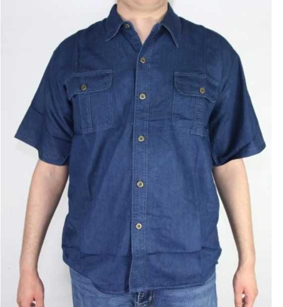 Koszula Męska al jeans Duża Dżinsowa 5XL 6XL 7XL