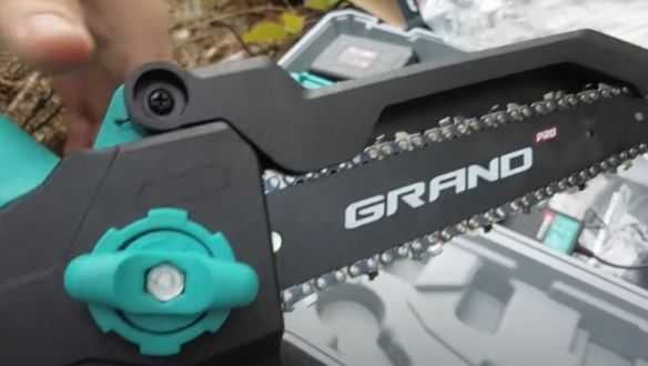 Пила аккумуляторная цепная Grand апц-20V/8-4 industrial ланцюгова нова