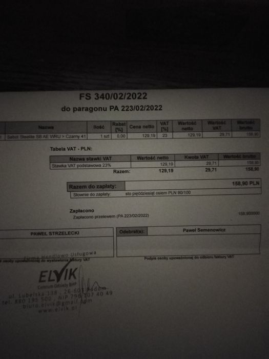 Buty Sabot Portwest  roz. 41