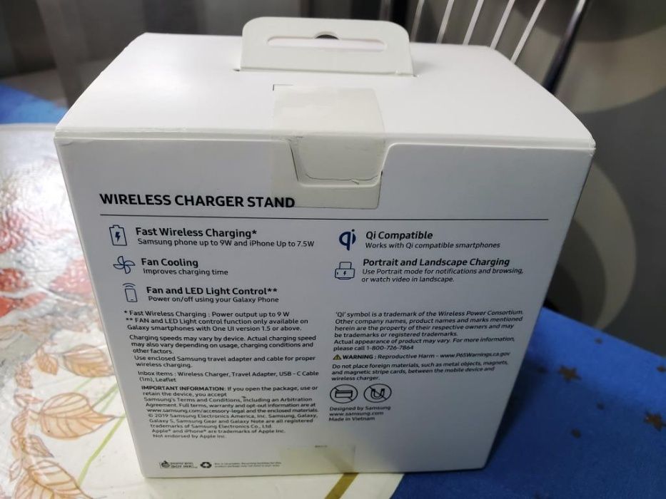 Беспр.зарядка Samsung Fast Charge Qi Wireless Charging Stand