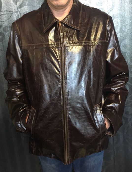 Кожаный пиджак