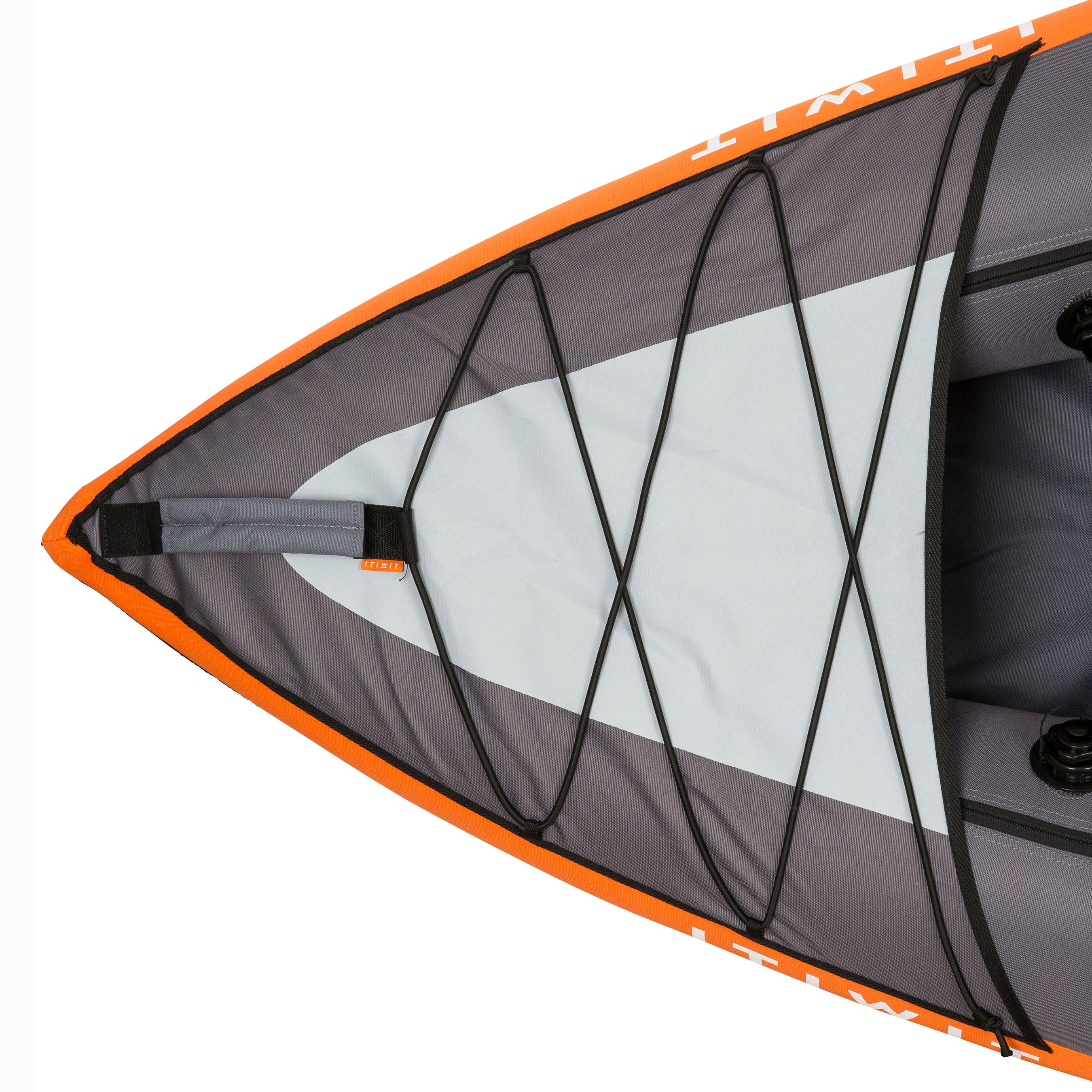 KAYAK INSUFLÁVEL DE PASSEIO 2/3 LUGARES LARANJA