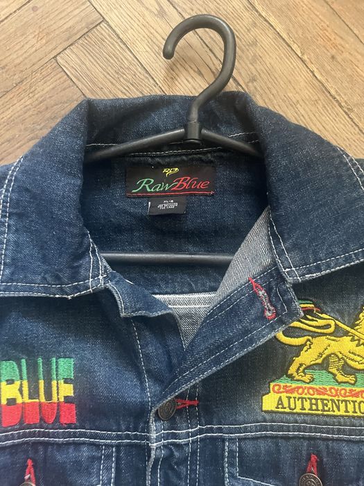 Джинсовка Raw blue ,rasta,ja.    ТОРГ!!!