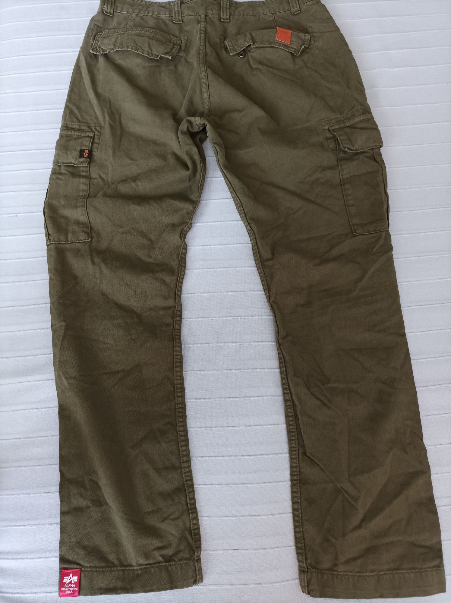Spodnie Alpha industries bojówki M/L