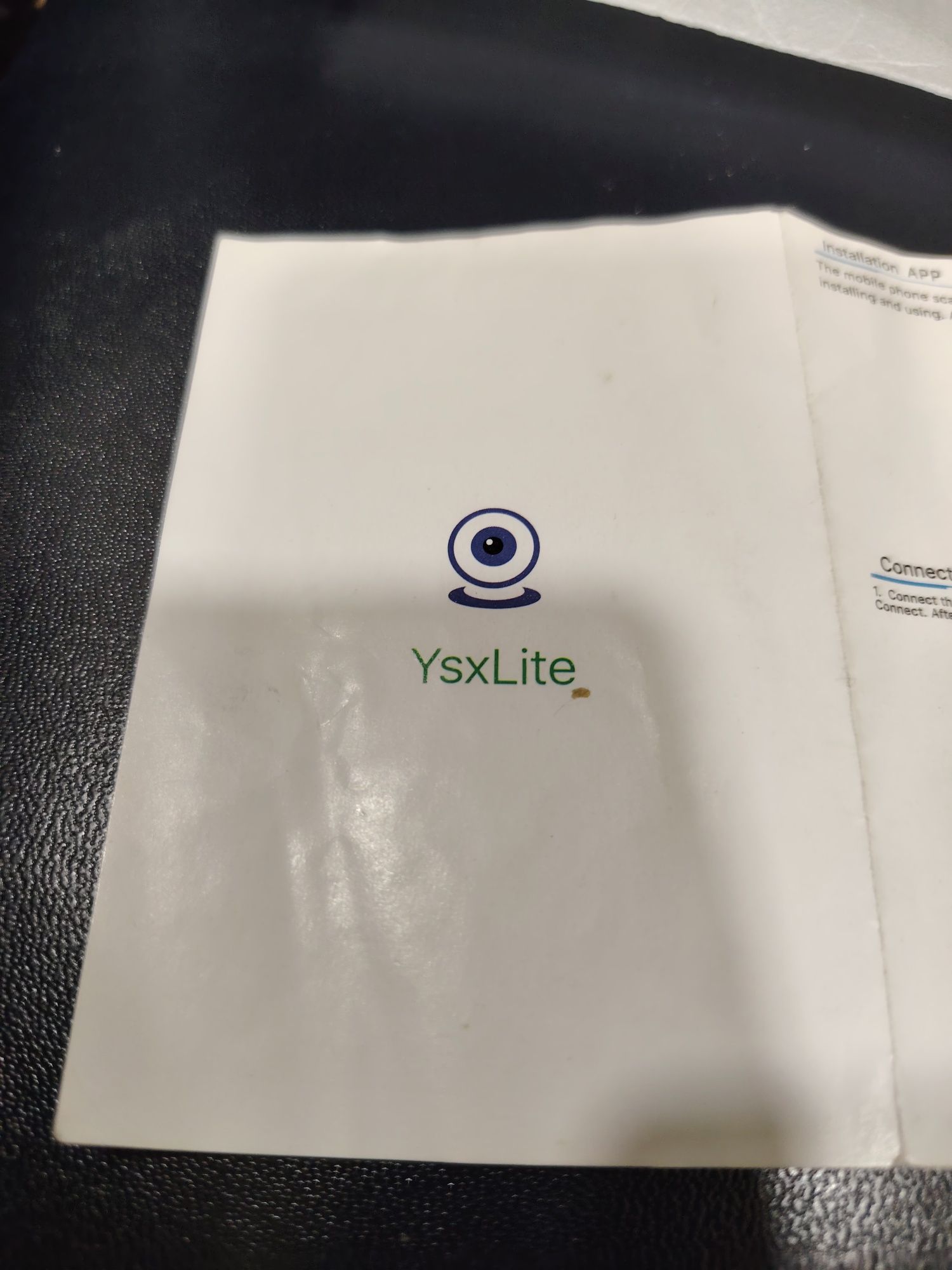 20€ câmara de vigilância WiFi marca Ysxlite para conectar ao telemóvel