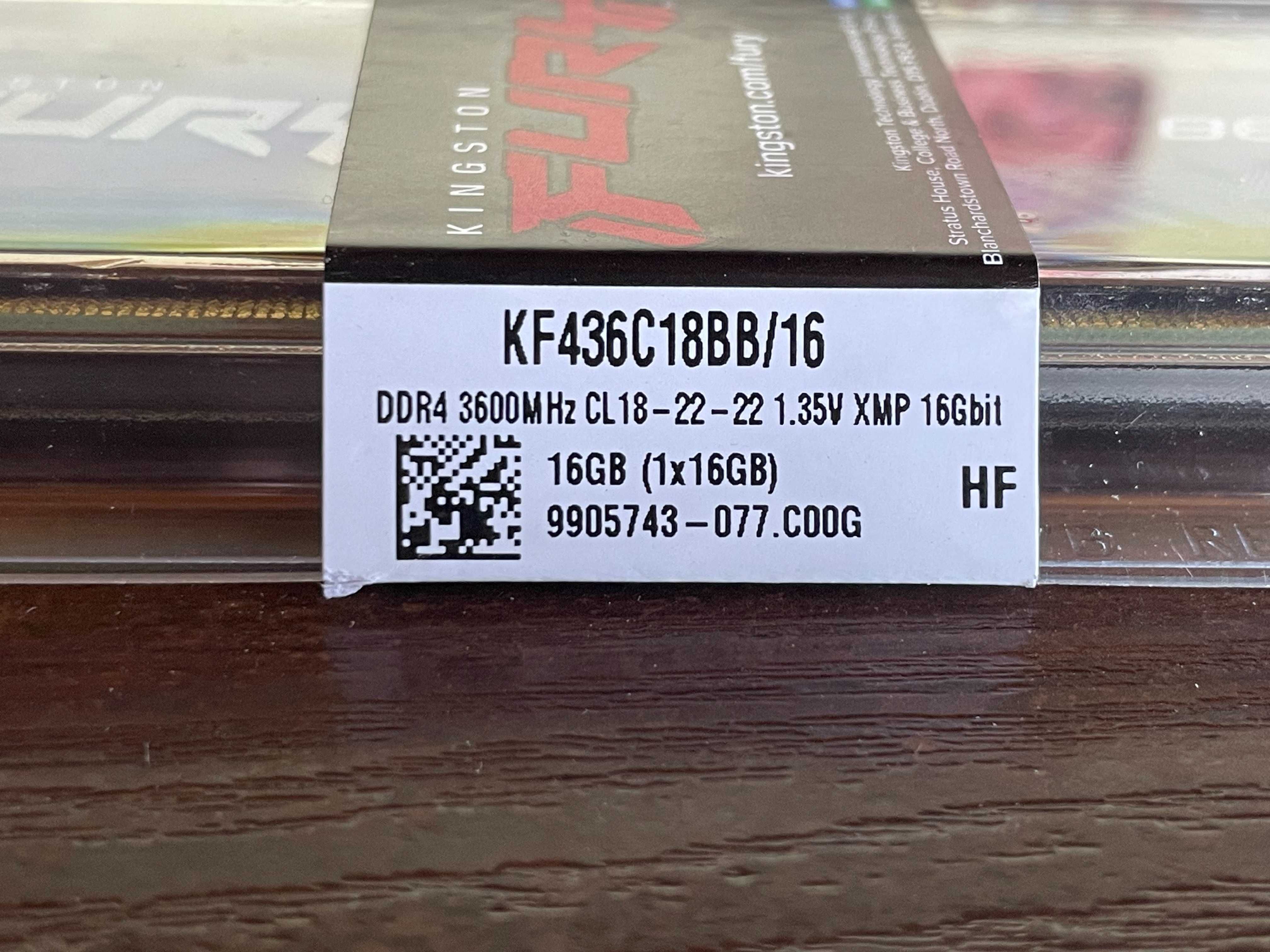 Kingston FURY DDR4 3600 MHz