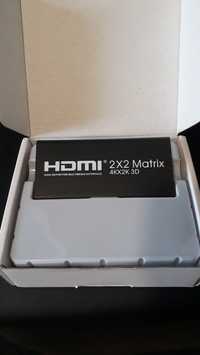 Distribuidor Divisor HDMI 4Kx2K 2x2- Novo!