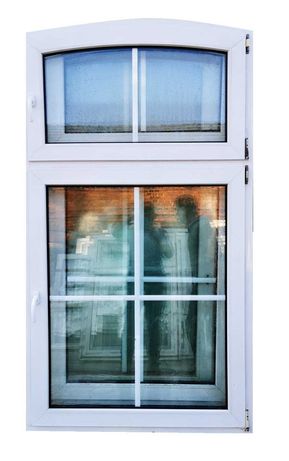 Okno używane z łukiem ze szprosem 107x196/202 Niemieckie DOWÓZ KRAJ