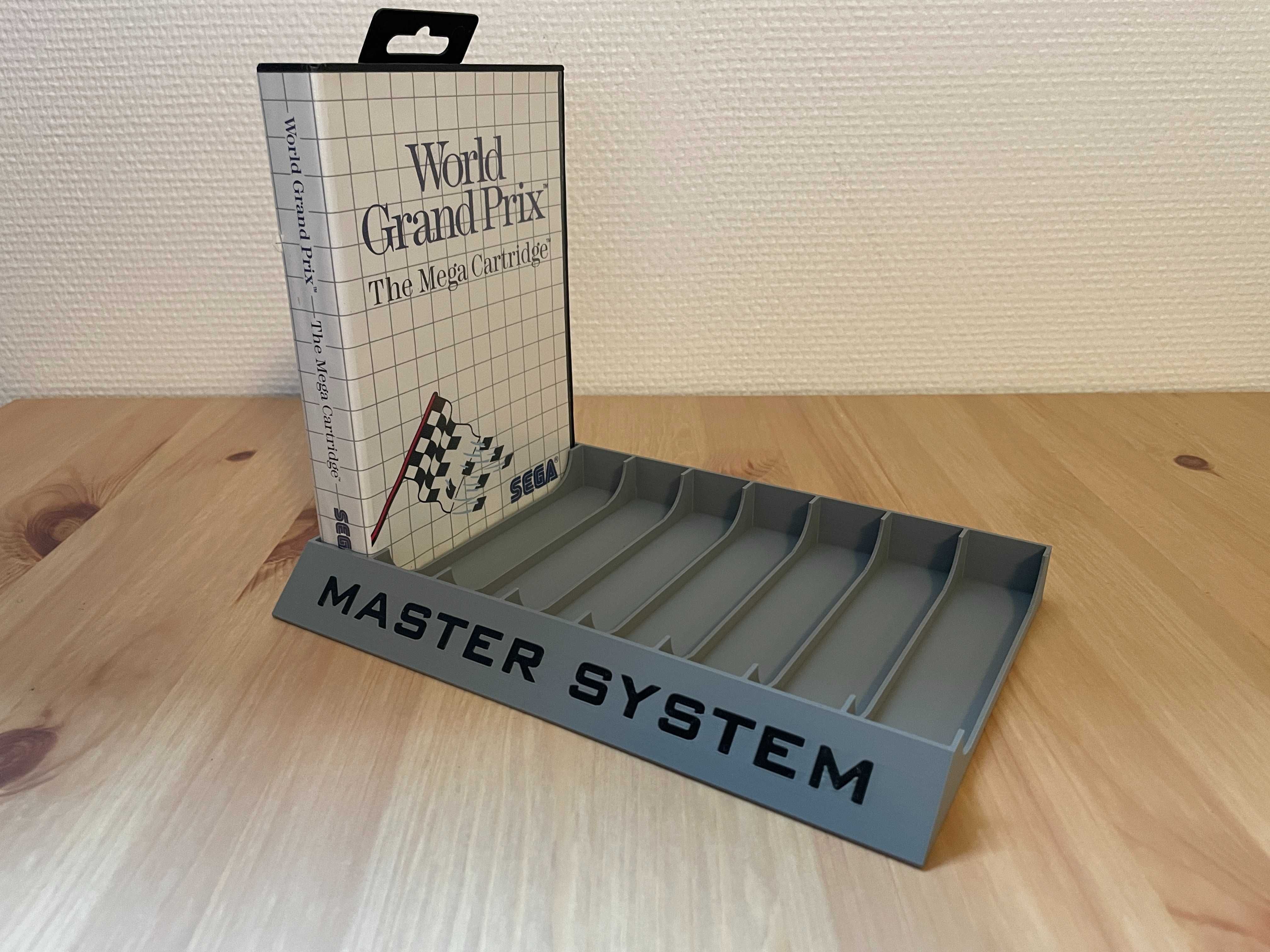 Stojak podstawka na 8 gier Sega Master System