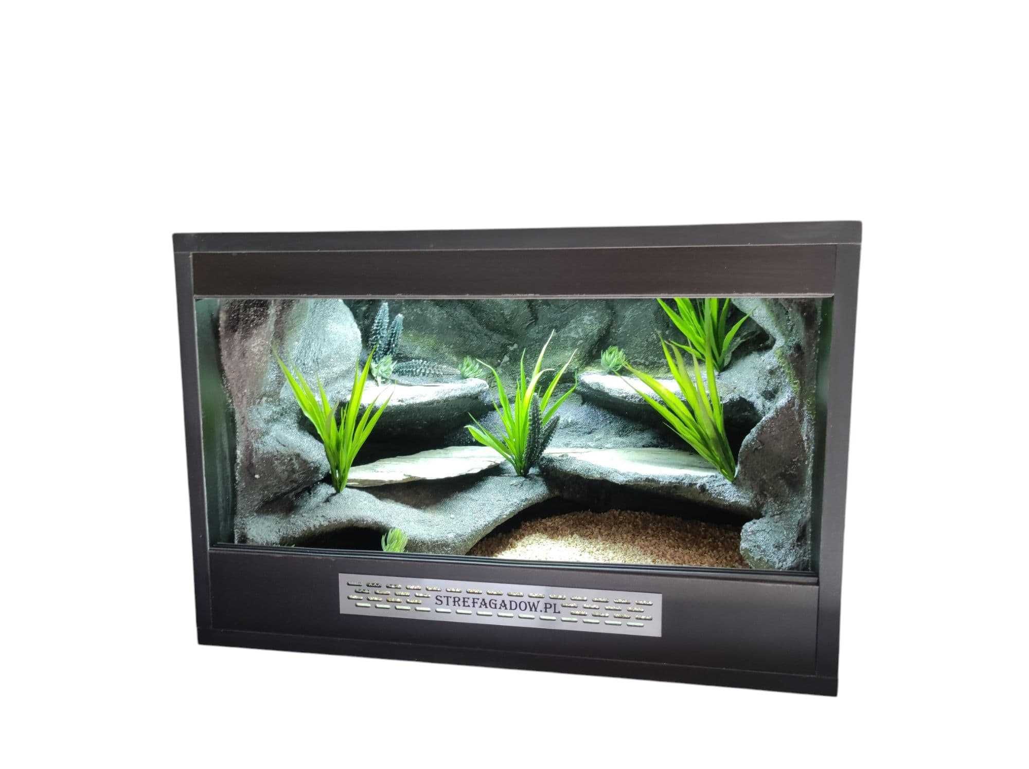Terrarium pustynne nr710 60/40/40 dla gekona lamparciego DOSTĘPNE