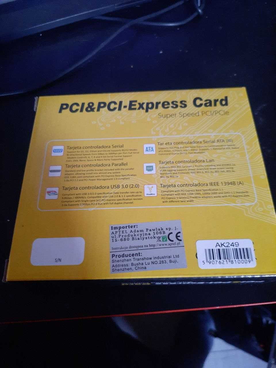 Nowa Karta Rozszerzeń PCI & PCI-Express / 37 paczek