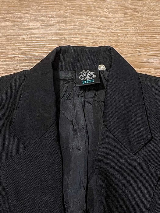 Blazer técnico lã preto Green Green, S / 31 | Curto