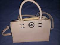 Torebka Michael Kors bezowa kuferek