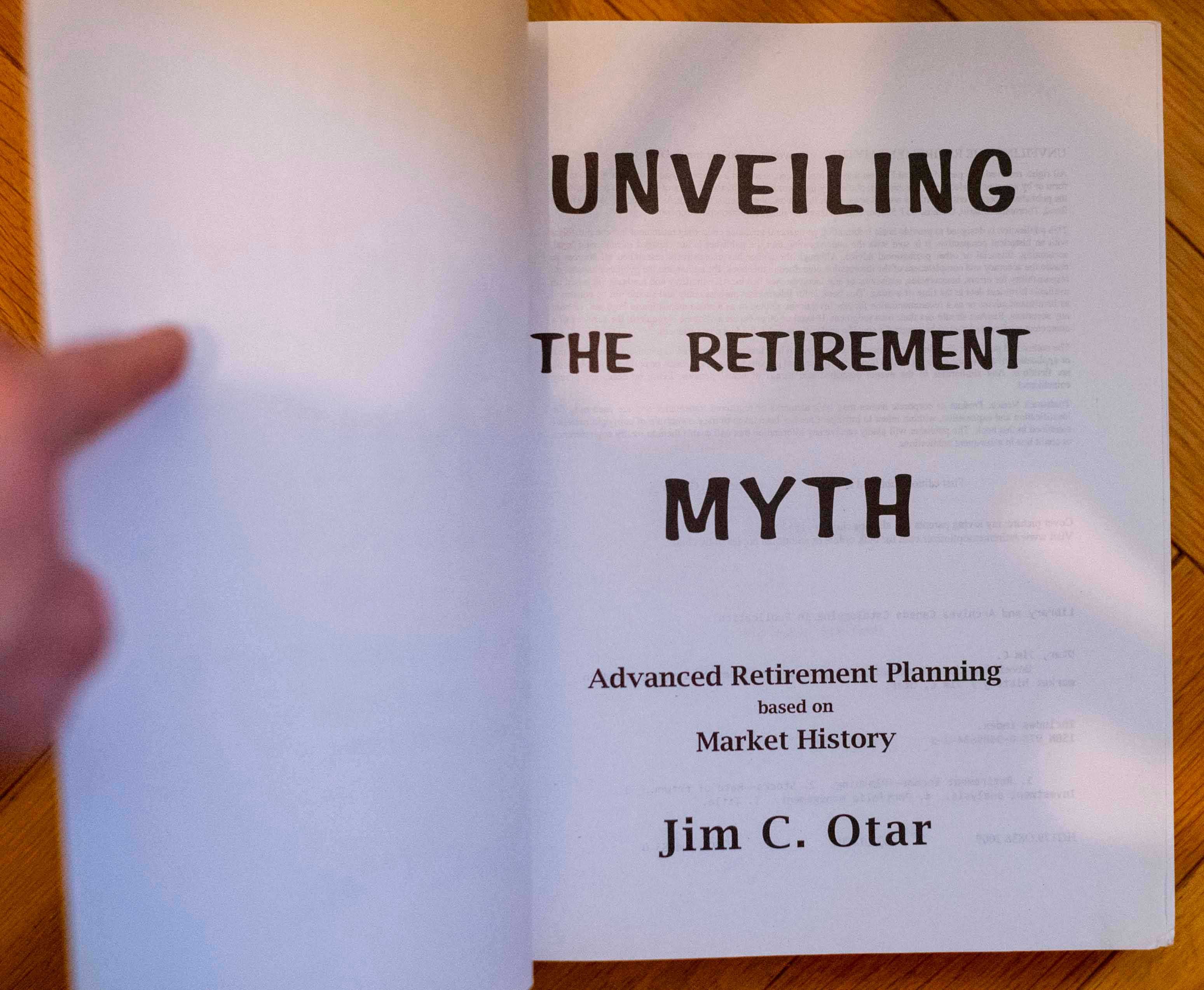 Unveiling The Retirement Myth Jim Otar Otar Associates 2009