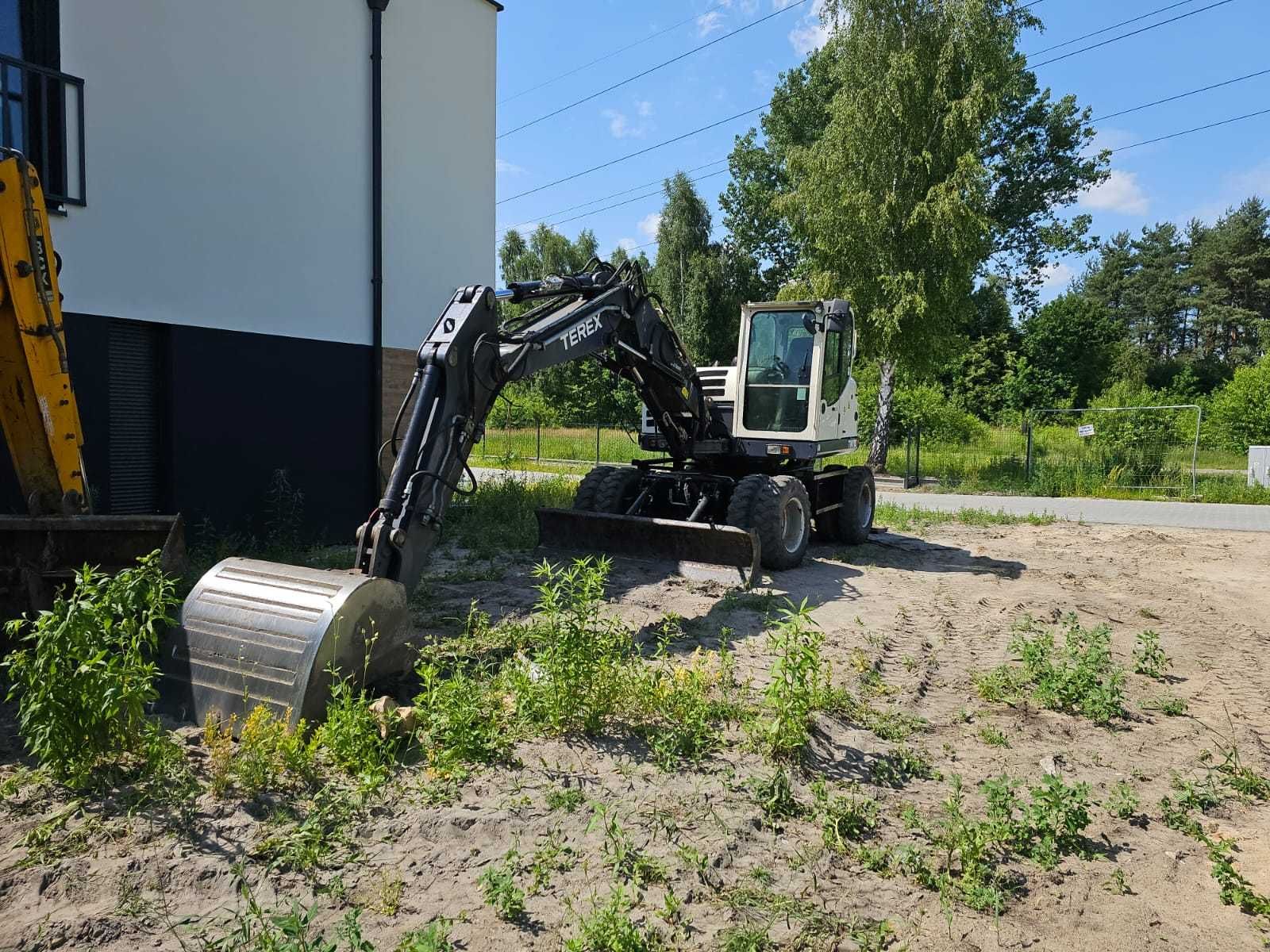 Koparka obrotowa kołowa Terex